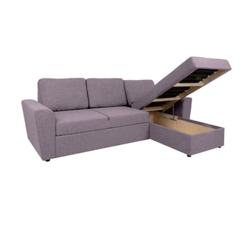 Hörnbäddsoffa Tjörnö - Vintage rosa - Möbler - Soffa - Bäddsoffa - Hörnbäddsoffa