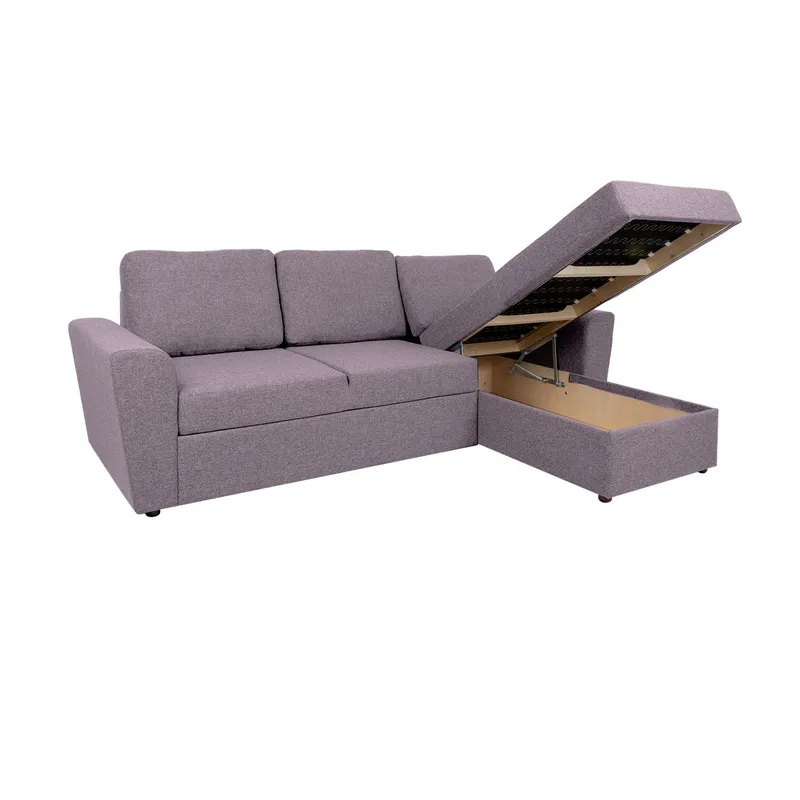 Hörnbäddsoffa Tjörnö - Vintage rosa - Möbler - Soffa - Bäddsoffa - Hörnbäddsoffa