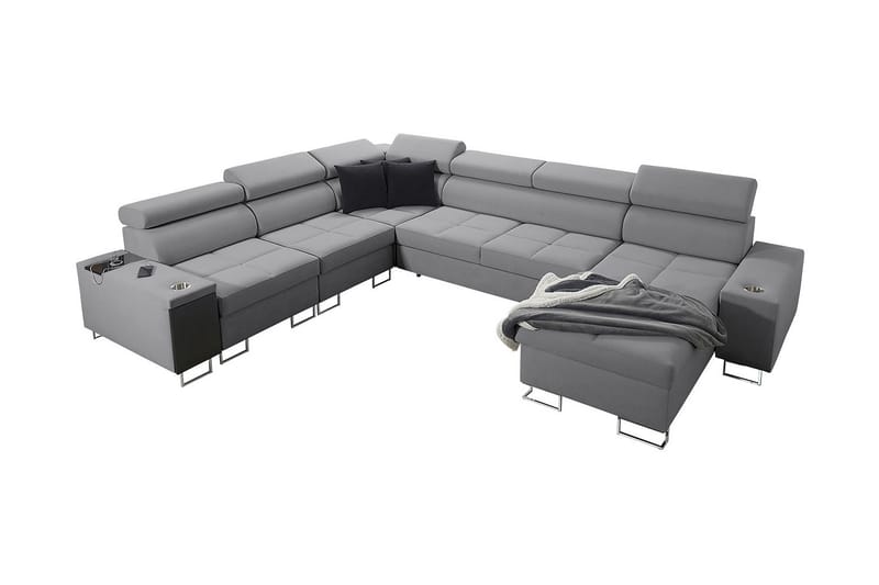 Torretta Bäddsoffa - Ljusgrå - Möbler - Soffa - Bäddsoffa - Hörnbäddsoffa
