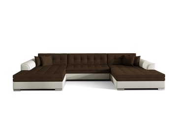 Ventolia Hörnbäddsoffa - Brun/Beige - Möbler - Soffa - Bäddsoffa - Bäddsoffa divan