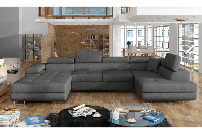 Vueltas Hörnbäddsoffa, Grå