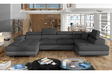 Vueltas Hörnbäddsoffa - Grå - Möbler - Soffa - Bäddsoffa - Hörnbäddsoffa