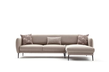 Wenus Divanbäddsoffa 3-sits - Beige - Möbler - Soffa - Divansoffa & schäslongsoffa - 3 sits soffa med divan