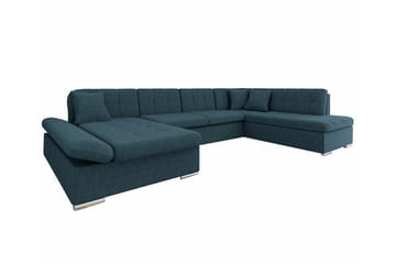 Zumar 4-sits Hörnbäddsoffa Dark blue - Möbler - Soffa - Bäddsoffa - Hörnbäddsoffa