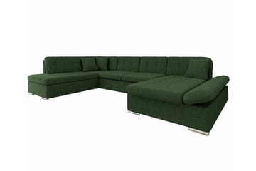 Zumar 4-sits Hörnbäddsoffa Dark green - Möbler - Soffa - Bäddsoffa - Hörnbäddsoffa