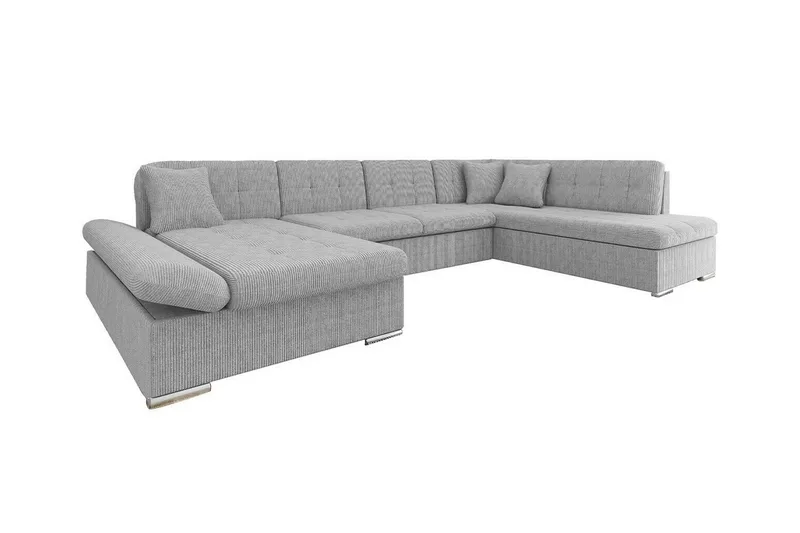 Zumar 4-sits Hörnbäddsoffa Ljusgrå - Möbler - Soffa - Bäddsoffa - Bäddsoffa divan