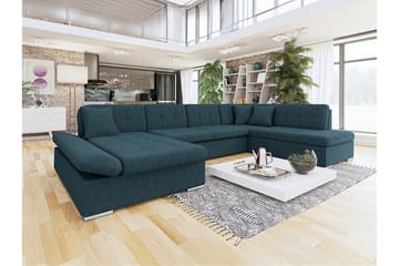 Zumar 4-sits Hörnbäddsoffa NO_BRAND Dark blue - Möbler - Soffa - Bäddsoffa - Bäddsoffa divan