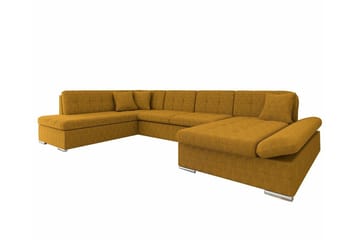 Zumar 4-sits Hörnbäddsoffa NO_BRAND Dark yellow - Möbler - Soffa - Bäddsoffa - Bäddsoffa divan