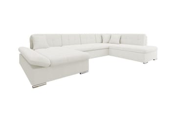 Zumar 5-sits Hörnbäddsoffa NO_BRAND White - Möbler - Soffa - Bäddsoffa - Bäddsoffa divan