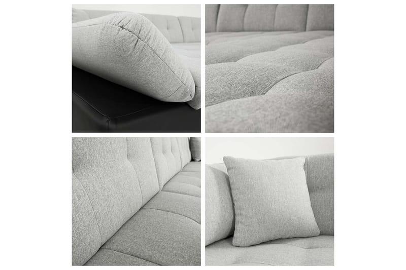 Zumar 5-sits Hörnbäddsoffa NO_BRAND White - Möbler - Soffa - Bäddsoffa - Bäddsoffa divan
