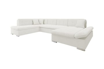Zumar 5-sits Hörnbäddsoffa NO_BRAND White - Möbler - Soffa - Bäddsoffa - Bäddsoffa divan