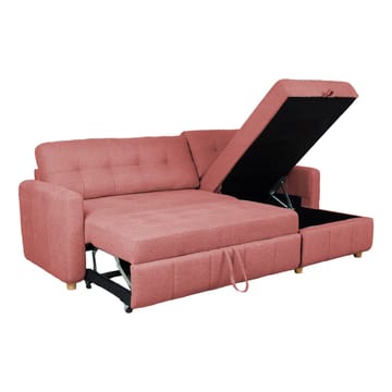 Hörnbäddsoffa Porsen - Rosa - Möbler - Soffa - Bäddsoffa - Hörnbäddsoffa