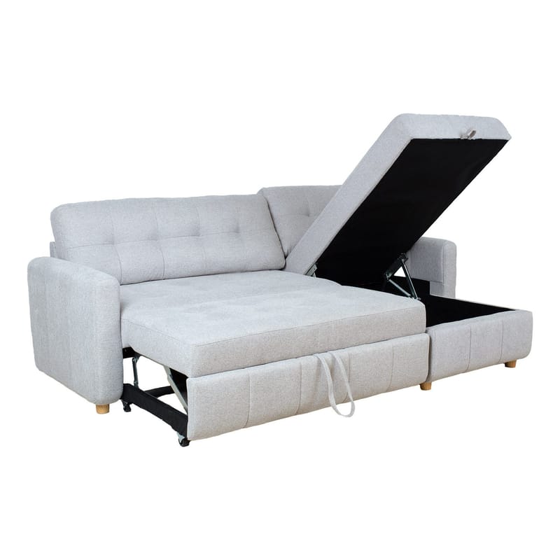 Hörnbäddsoffa Porsen - Grå - Möbler - Soffa - Bäddsoffa - Hörnbäddsoffa