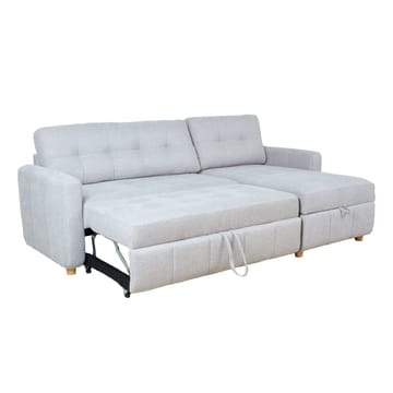 Hörnbäddsoffa Porsen - Grå - Möbler - Soffa - Bäddsoffa - Hörnbäddsoffa
