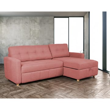 Hörnbäddsoffa Porsen - Rosa - Möbler - Soffa - Bäddsoffa - Hörnbäddsoffa
