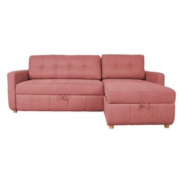 Hörnbäddsoffa Porsen - Rosa - Möbler - Soffa - Bäddsoffa - Hörnbäddsoffa