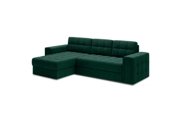 Hörnsoffa Eltap Blenvi 260x150x82 cm - Lukso 35, Grön - Möbler - Soffa - Bäddsoffa - Bäddsoffa divan