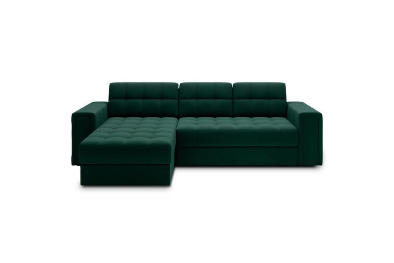 Hörnsoffa Eltap Blenvi 260x150x82 cm - Lukso 35, Grön - Möbler - Soffa - Bäddsoffa - Bäddsoffa divan