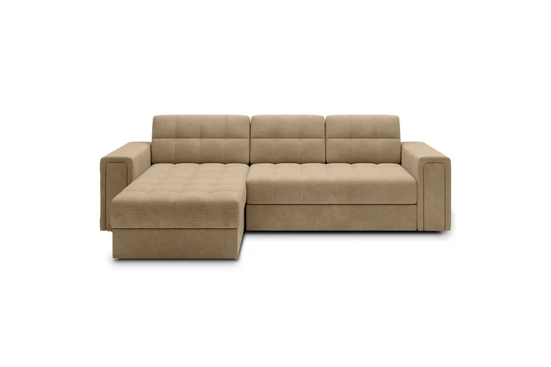Hörnsoffa Eltap Blenvi 260x150x82 cm - Monolith 09, Beige - Möbler - Soffa - Bäddsoffa - Bäddsoffa divan