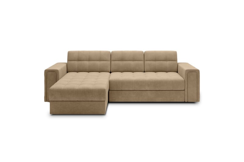 Hörnsoffa Eltap Blenvi 260x150x82 cm - Monolith 09, Beige - Möbler - Soffa - Bäddsoffa - Bäddsoffa divan