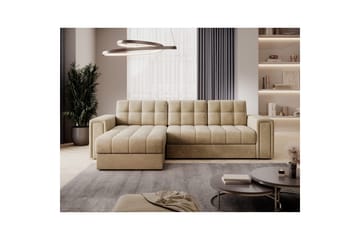 Hörnsoffa Eltap Blenvi 260x150x82 cm - Monolith 09, Beige - Möbler - Soffa - Bäddsoffa - Bäddsoffa divan