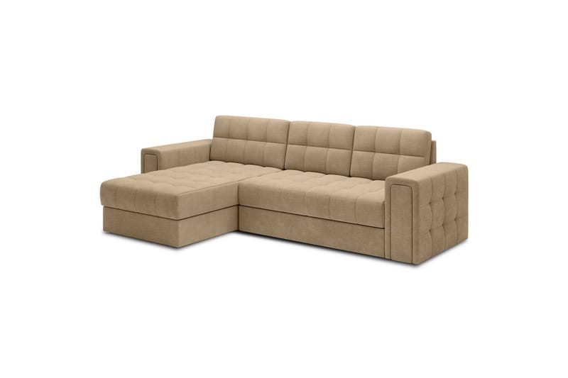 Hörnsoffa Eltap Blenvi 260x150x82 cm - Monolith 09, Beige - Möbler - Soffa - Bäddsoffa - Bäddsoffa divan