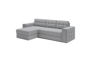 Hörnsoffa Eltap Blenvi 260x150x82 cm - Sola 04, Grå - Möbler - Soffa - Bäddsoffa - Bäddsoffa divan