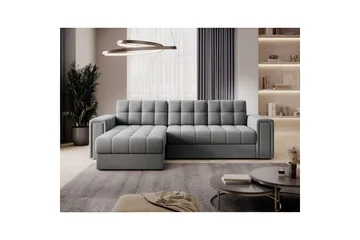 Hörnsoffa Eltap Blenvi 260x150x82 cm - Sola 04, Grå - Möbler - Soffa - Bäddsoffa - Bäddsoffa divan