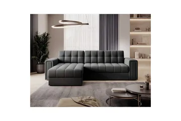 Hörnsoffa Eltap Blenvi 260x150x82 cm - Sola 06, Mörkgrå - Möbler - Soffa - Bäddsoffa - Bäddsoffa divan