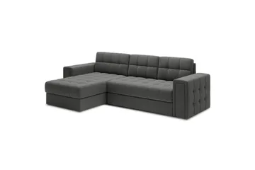 Hörnsoffa Eltap Blenvi 260x150x82 cm - Sola 06, Mörkgrå - Möbler - Soffa - Bäddsoffa - Bäddsoffa divan