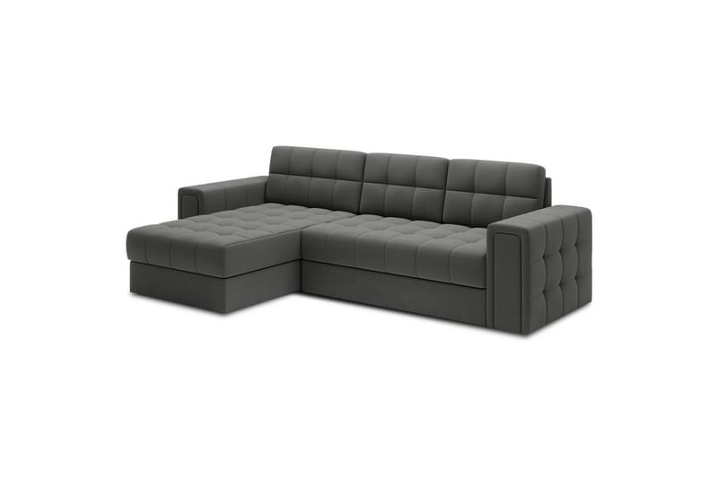 Hörnsoffa Eltap Blenvi 260x150x82 cm - Sola 06, Mörkgrå - Möbler - Soffa - Bäddsoffa - Bäddsoffa divan