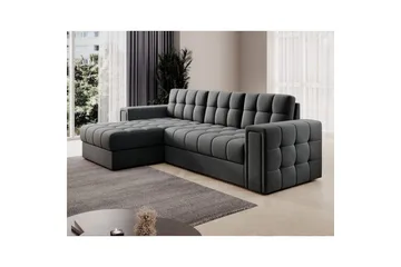 Hörnsoffa Eltap Blenvi 260x150x82 cm - Sola 06, Mörkgrå - Möbler - Soffa - Bäddsoffa - Bäddsoffa divan