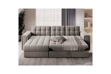 Hörnsoffa Eltap Blenvi 260x150x82 cm - Sola 18, Beige - Möbler - Soffa - Bäddsoffa - Bäddsoffa divan