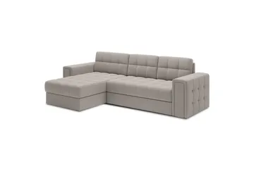 Hörnsoffa Eltap Blenvi 260x150x82 cm - Sola 18, Beige - Möbler - Soffa - Bäddsoffa - Bäddsoffa divan