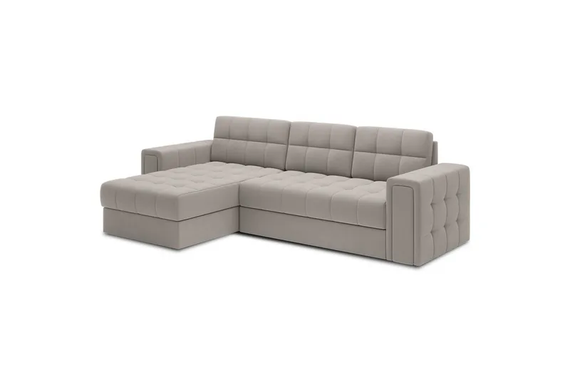 Hörnsoffa Eltap Blenvi 260x150x82 cm - Sola 18, Beige - Möbler - Soffa - Bäddsoffa - Bäddsoffa divan