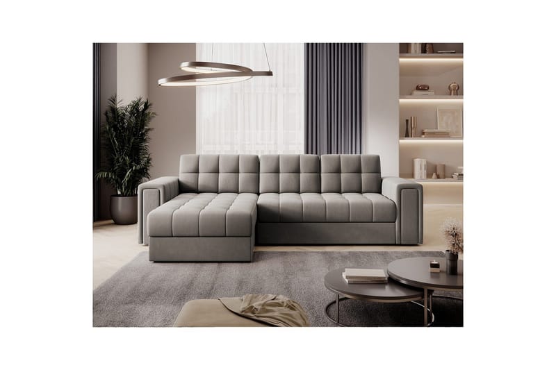 Hörnsoffa Eltap Blenvi 260x150x82 cm - Sola 18, Beige - Möbler - Soffa - Bäddsoffa - Bäddsoffa divan