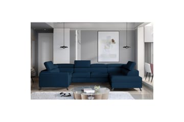 Hörnsoffa Eltap Escada 336x200x92 cm - Monolith 77, Blå, Höger - Möbler - Soffa - Bäddsoffa - Hörnbäddsoffa