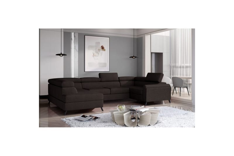Hörnsoffa Eltap Escada 336x200x92 cm - Sawana 26, Vänster - Möbler - Soffa - Bäddsoffa - Hörnbäddsoffa