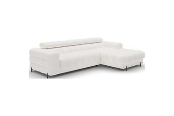 Hörnsoffa Eltap Felro 285x181x93 cm - Amore 01, Vit, Höger - Möbler - Soffa - Bäddsoffa - Bäddsoffa divan