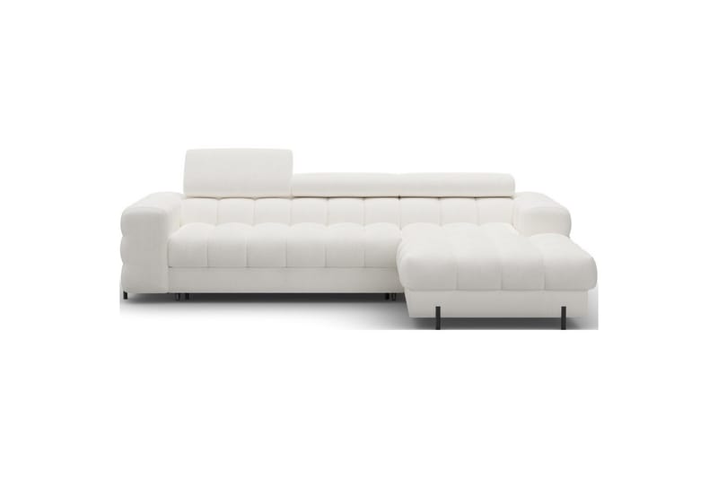 Hörnsoffa Eltap Felro 285x181x93 cm - Amore 01, Vit, Höger - Möbler - Soffa - Bäddsoffa - Bäddsoffa divan