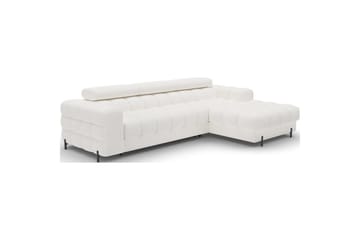 Hörnsoffa Eltap Felro 285x181x93 cm - Amore 01, Vit, Höger - Möbler - Soffa - Bäddsoffa - Bäddsoffa divan