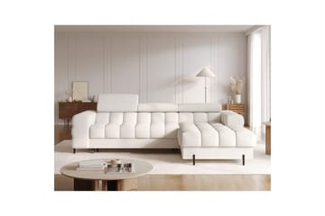 Hörnsoffa Eltap Felro 285x181x93 cm - Amore 01, Vit, Höger - Möbler - Soffa - Bäddsoffa - Bäddsoffa divan