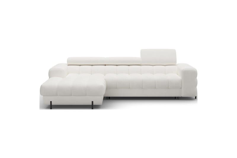 Hörnsoffa Eltap Felro 285x181x93 cm - Amore 01, Vit, Vänster - Möbler - Soffa - Bäddsoffa - Bäddsoffa divan