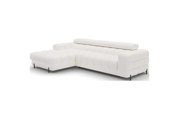 Hörnsoffa Eltap Felro 285x181x93 cm - Amore 01, Vit, Vänster - Möbler - Soffa - Bäddsoffa - Bäddsoffa divan
