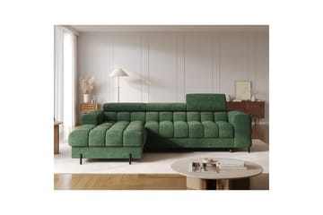 Hörnsoffa Eltap Felro 285x181x93 cm - Amore 35, Grön, Vänster - Möbler - Soffa - Bäddsoffa - Bäddsoffa divan