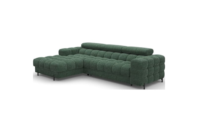 Hörnsoffa Eltap Felro 285x181x93 cm - Amore 35, Grön, Vänster - Möbler - Soffa - Bäddsoffa - Bäddsoffa divan
