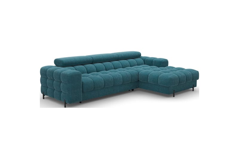 Hörnsoffa Eltap Felro 285x181x93 cm - Amore 40, Blå, Höger - Möbler - Soffa - Bäddsoffa - Bäddsoffa divan