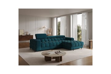 Hörnsoffa Eltap Felro 285x181x93 cm - Amore 40, Blå, Höger - Möbler - Soffa - Bäddsoffa - Bäddsoffa divan