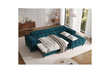 Hörnsoffa Eltap Felro 285x181x93 cm - Amore 40, Blå, Höger - Möbler - Soffa - Bäddsoffa - Bäddsoffa divan