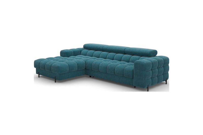 Hörnsoffa Eltap Felro 285x181x93 cm - Amore 40, Blå, Vänster - Möbler - Soffa - Bäddsoffa - Bäddsoffa divan